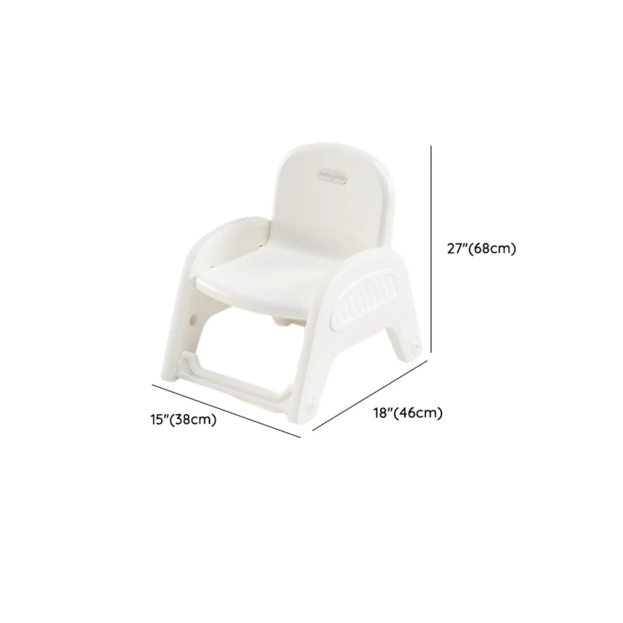 Convertible White Toddler Play Desk Chair 2 Piece Set Image - 9