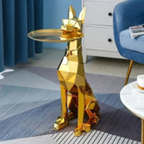 Cool Dog-Shaped Side Table with Tray and Tissue Box Image - 13