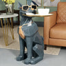 Cool Dog-Shaped Side Table with Tray and Tissue Box Image - 3