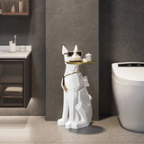Cool Dog-Shaped Side Table with Tray and Tissue Box Image - 5