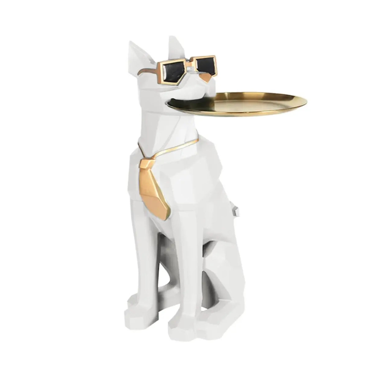 Cool Dog-Shaped Side Table with Tray and Tissue Box Image - 7