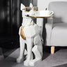 Cool Dog-Shaped Side Table with Tray and Tissue Box Image - 8