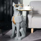 Cool Dog-Shaped Side Table with Tray and Tissue Box Image - 9