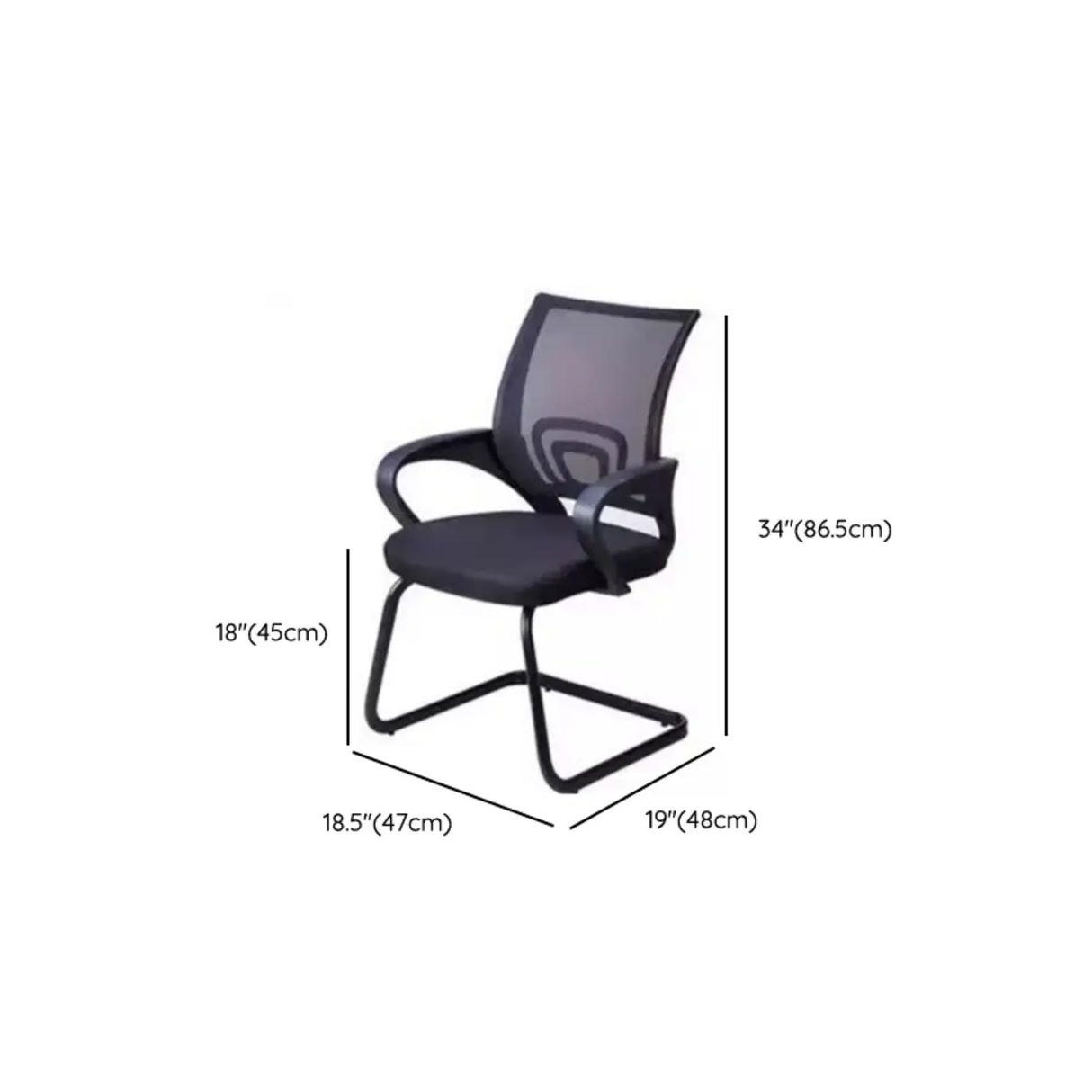 Cool Lumbar Red Modern Mesh Ergonomic Office Chair Image - 12