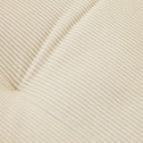 Corduroy Tufted Back Metal Frame Convertible Chair Image - 9
