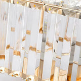 Corridor Cube Crystal Semi-Flush Mount Ceiling Light Image - 14
