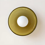 Corridor Simple Mini Green Barn Semi-Flush Mount Light Image - 12