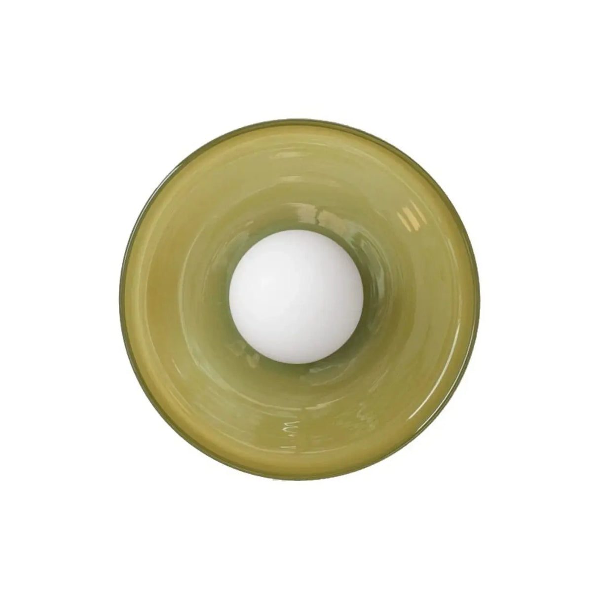 Corridor Simple Mini Green Barn Semi-Flush Mount Light Image - 4