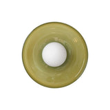 Corridor Simple Mini Green Barn Semi-Flush Mount Light Image - 4