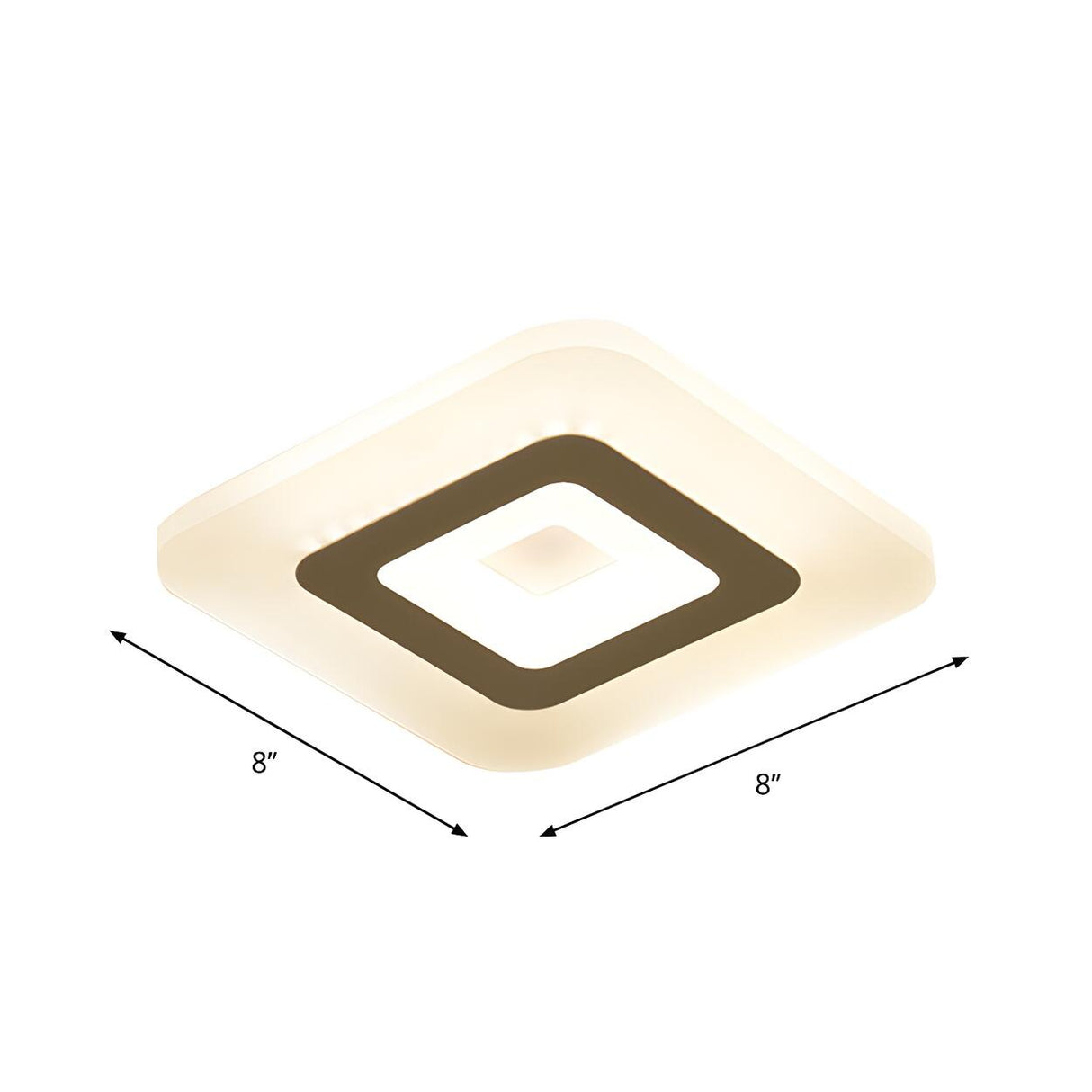 Corridor Simple Triangle LED Flush Mount Ceiling Light Image - 30