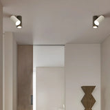 Corridor White Three Cuboid Flush Mount Ceiling Light Image - 8