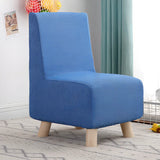 Cotton Linen Fixed Back Side Chair with Slipcover Image - 11