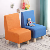Cotton Linen Fixed Back Side Chair with Slipcover Image - 4