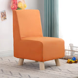 Cotton Linen Fixed Back Side Chair with Slipcover Image - 5