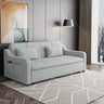Cotton Linen Foam Fill Sofa Bed with Hidden Storage Image - 10