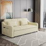 Cotton Linen Foam Fill Sofa Bed with Hidden Storage Image - 11