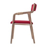 Country Distressed Finish Wooden Dining Arm Chair Image - 23