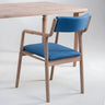 Country Distressed Finish Wooden Dining Arm Chair Image - 19
