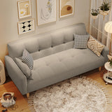 Cream Biscuit Back Pillow Memory Foam Fill Sleeper Image - 10
