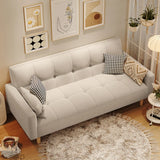 Cream Biscuit Back Pillow Memory Foam Fill Sleeper Image - 11