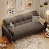 Cream Biscuit Back Pillow Memory Foam Fill Sleeper Image - 15