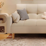 Cream Biscuit Back Pillow Memory Foam Fill Sleeper Image - 4