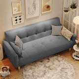Cream Biscuit Back Pillow Memory Foam Fill Sleeper Image - 9