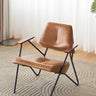 Cream Gray Memory Foam Fill Black Leg Accent Chair Image - 7