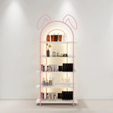 Creative Arched Rabbit Ear Metal Floor Display Cabinet Image - 9