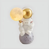 Creative Astronaut Resin Moonlight Globe Table Lamp Image - 6