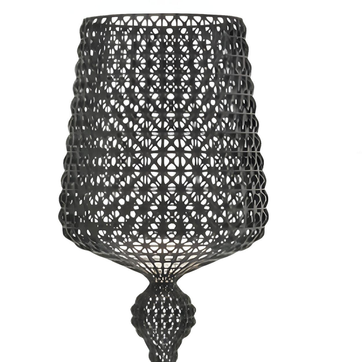Creative Baroque Clear Acrylic Kabuki Floor Fixture Image - 11
