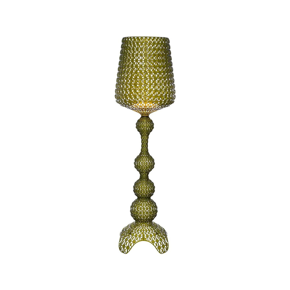 Creative Baroque Clear Acrylic Kabuki Floor Fixture Image - 8