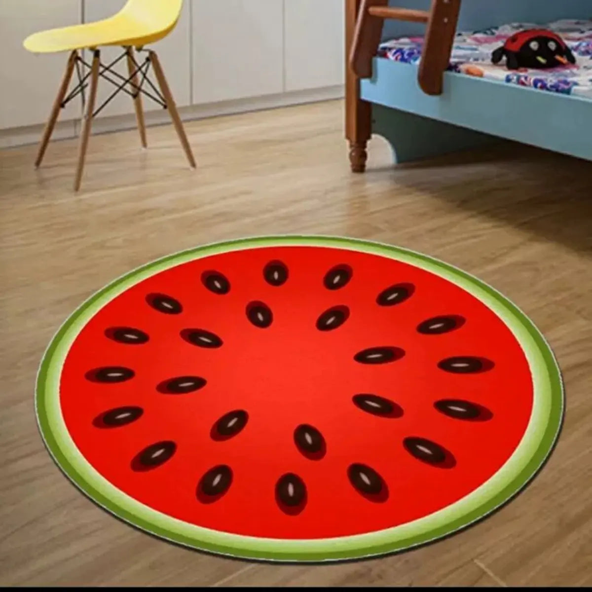 Creative Basketball Design Round Flannel Area Rug Image - 11