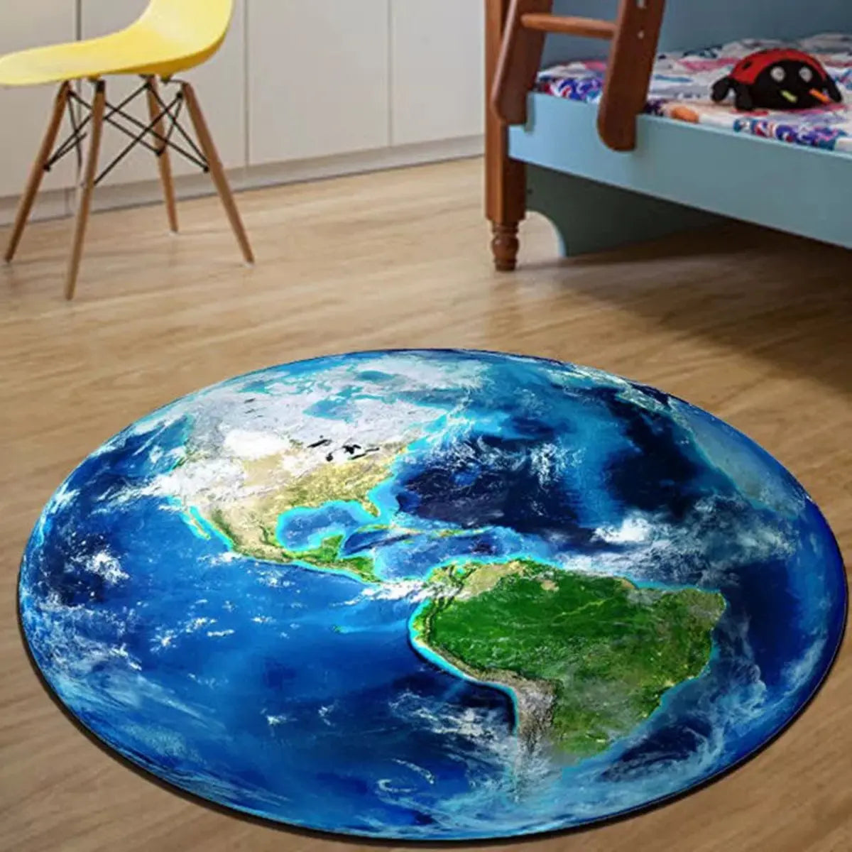 Creative Basketball Design Round Flannel Area Rug Image - 13