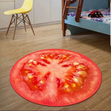 Creative Basketball Design Round Flannel Area Rug Image - 2