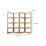 Creative Convertible Wooden Open Wave Display Bookcase Image - 14
