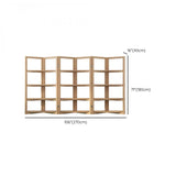 Creative Convertible Wooden Open Wave Display Bookcase Image - 15