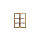 Creative Convertible Wooden Open Wave Display Bookcase Image - 2