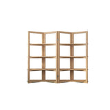 Creative Convertible Wooden Open Wave Display Bookcase Image - 5