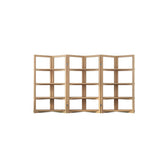 Creative Convertible Wooden Open Wave Display Bookcase Image - 7