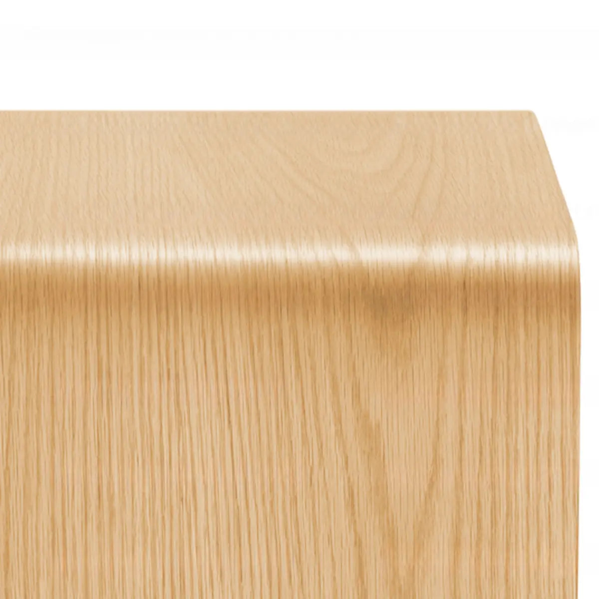Creative Freeform Wood Natural Finish Chairside Table Image - 12