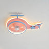 Creative Kids Room Flush Mount Cloud Ceiling Fan Light Image - 12
