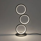 Creative Minimalist Ring LED 3-Light Night Table Lamp Image - 4
