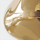 Creative Rock-Shaped Chrome Glass Wall Sconce Light Image - 13