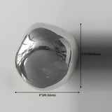 Creative Rock-Shaped Chrome Glass Wall Sconce Light Image - 25