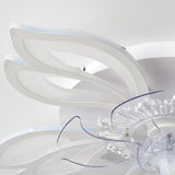 Creative Star Shaped Dimming LED Ceiling Fan with Light Image - 6