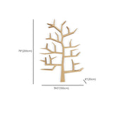 Creative Wood Tree-Shaped Geometric Display Bookcase Image - 14