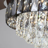 Crystal Chandelier Ceiling Fan with Retractable Blades Image - 5