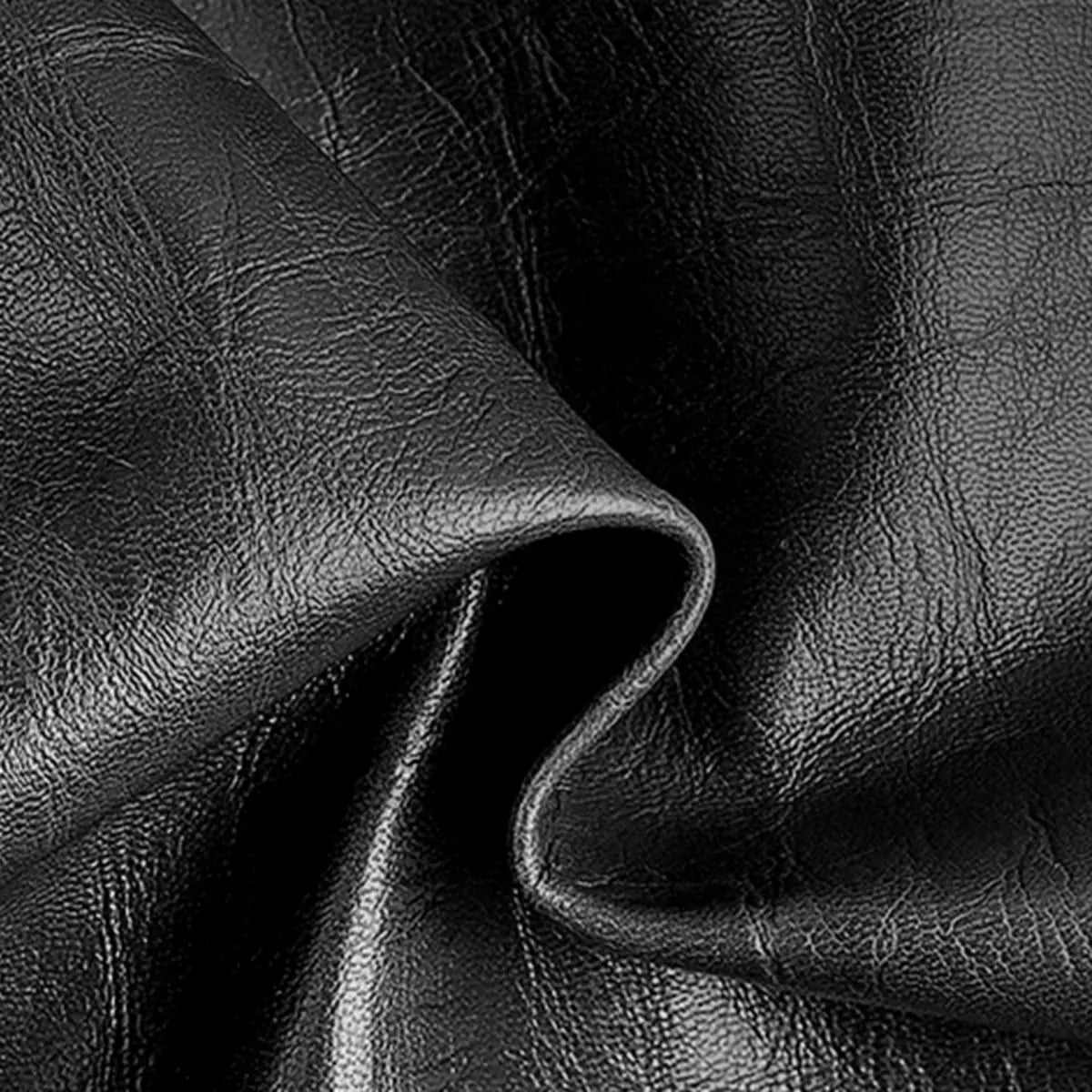 Curved Black Leather Tight Back Sofa Seating Group Image - 11