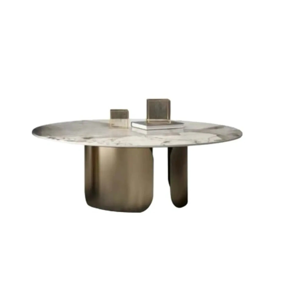 Curved Stain Resistant Sofa Seating Group with Table Image - 10